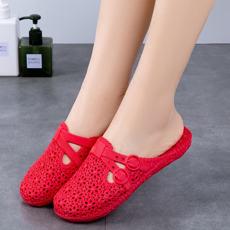 New Slippers Women Summer Outdoor Crocs Home Fashion Casual Closed-Toe Summer Slippers Women Cross-border Factory Direct