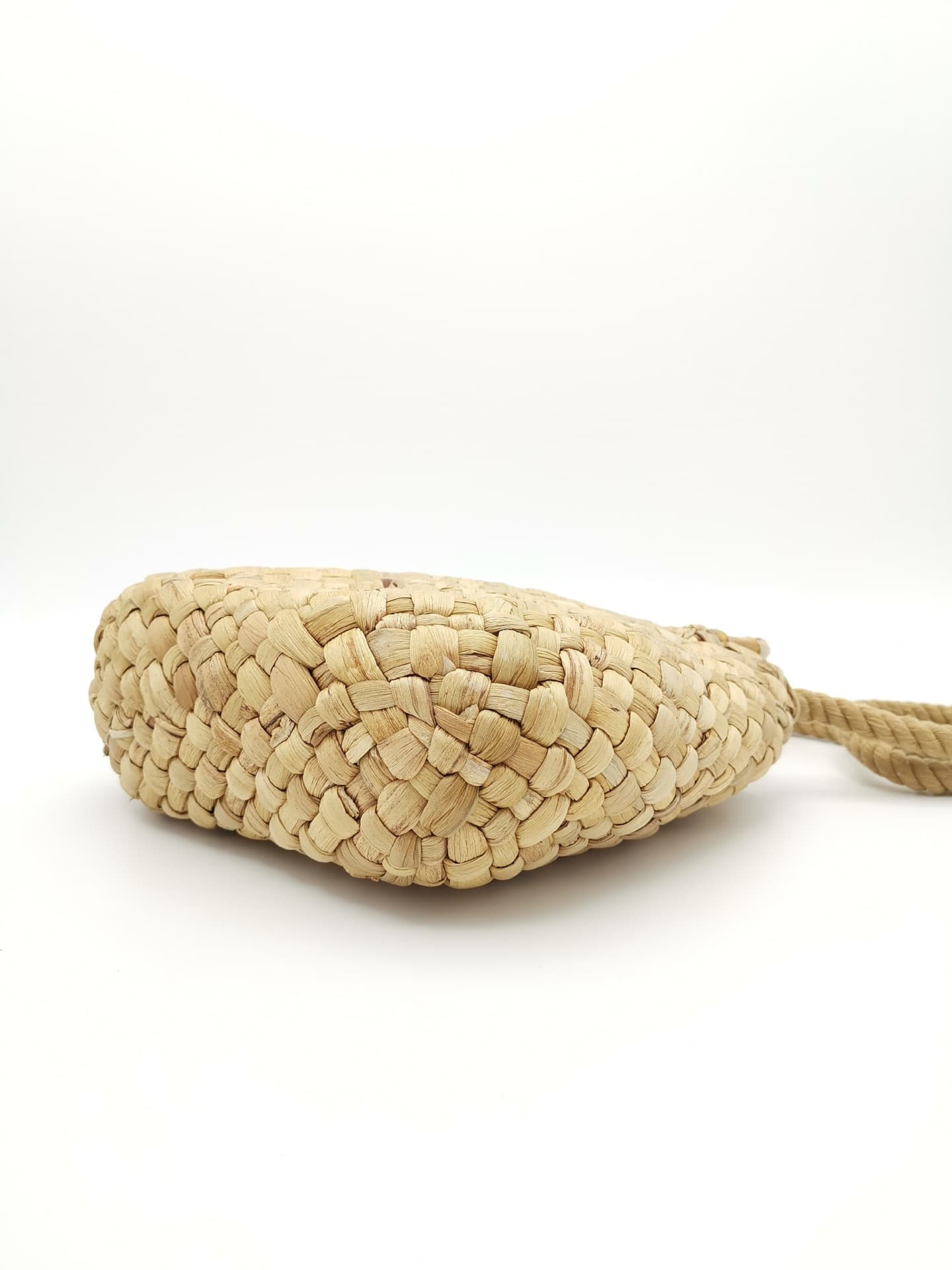 Woven Bag, Straw Beach Hollowed-out Artistic Handbag, New Cotton Rope Handheld Bag