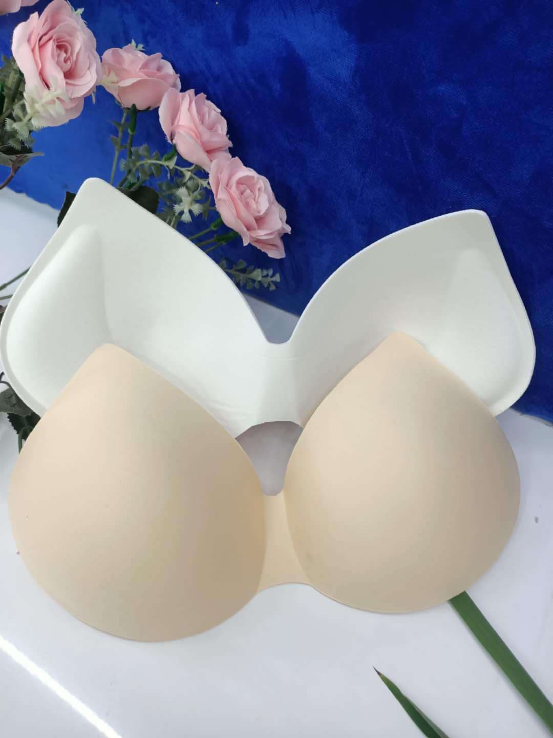 Plus Size Women's Swimsuit Teardrop Shape Bra Pad Yoga Wear Insert Bra Cup One-Piece Pad