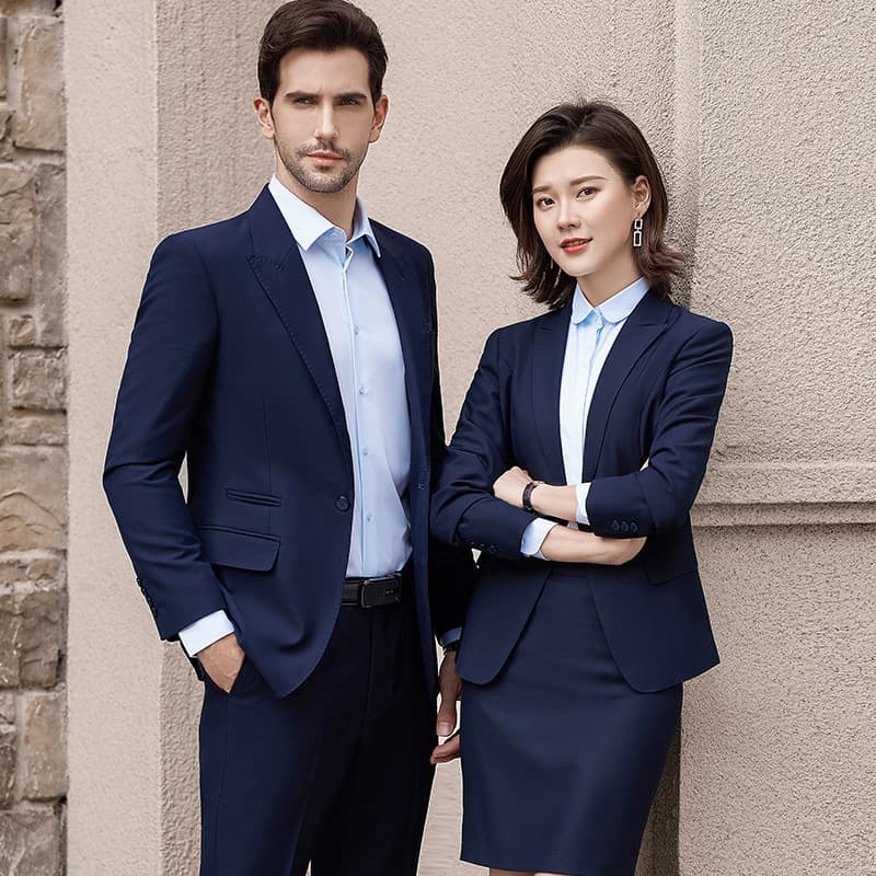 2020 new long-sleeved suit suit for men and women high-end business real estate uniform suit professional wear 4S store formal wear