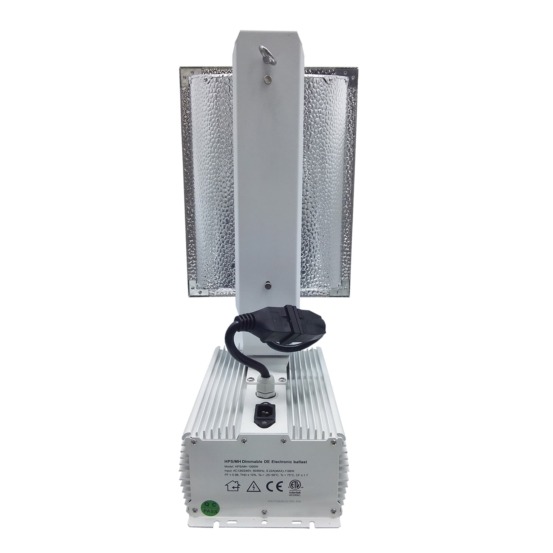 1000W Double-Ended Plant Growth Lighting Fill Light Fixture Set for Greenhouse Hydroponic High-Pressure Sodium Lamp