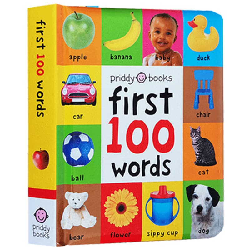 First 100 Words Board Book: English Picture Book for Beginners