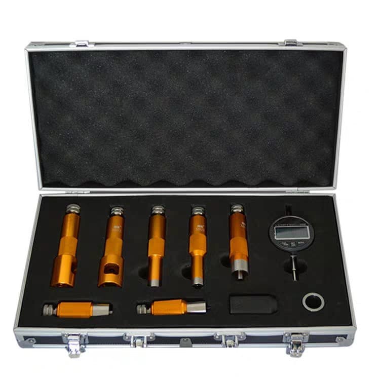 Injector valve assembly stroke measurement tool, common rail injector repair, nozzle armature lift measurement gauge, Netzsch