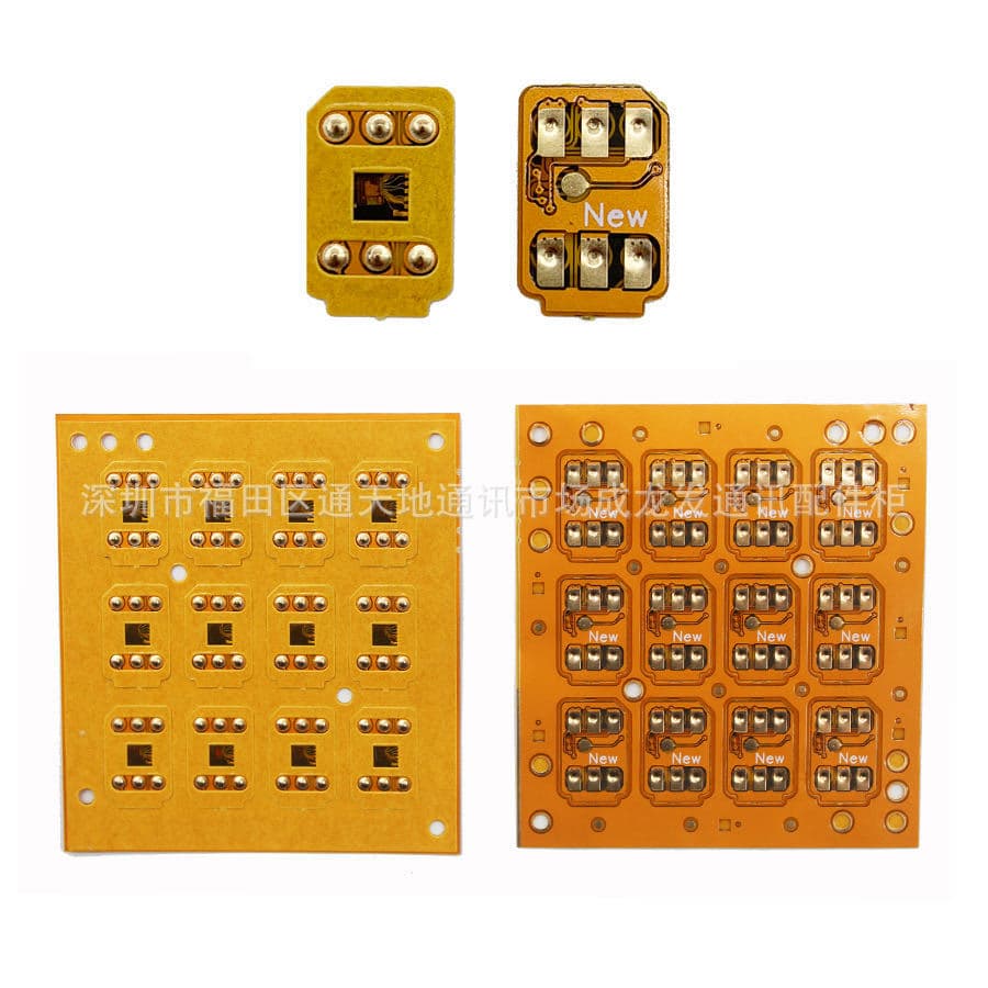 Yellow Neutral Double-Sided Adhesive Patch, Bare Chip Compatible with iPhone 6S to 15 Pro Max