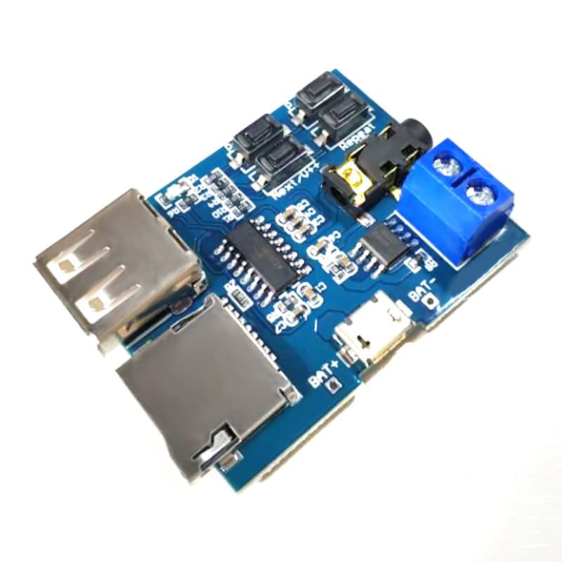 MP3 Lossless Decoder Board MP3 Decoder TF Card USB MP3 Module Player with Built-in Amplifier