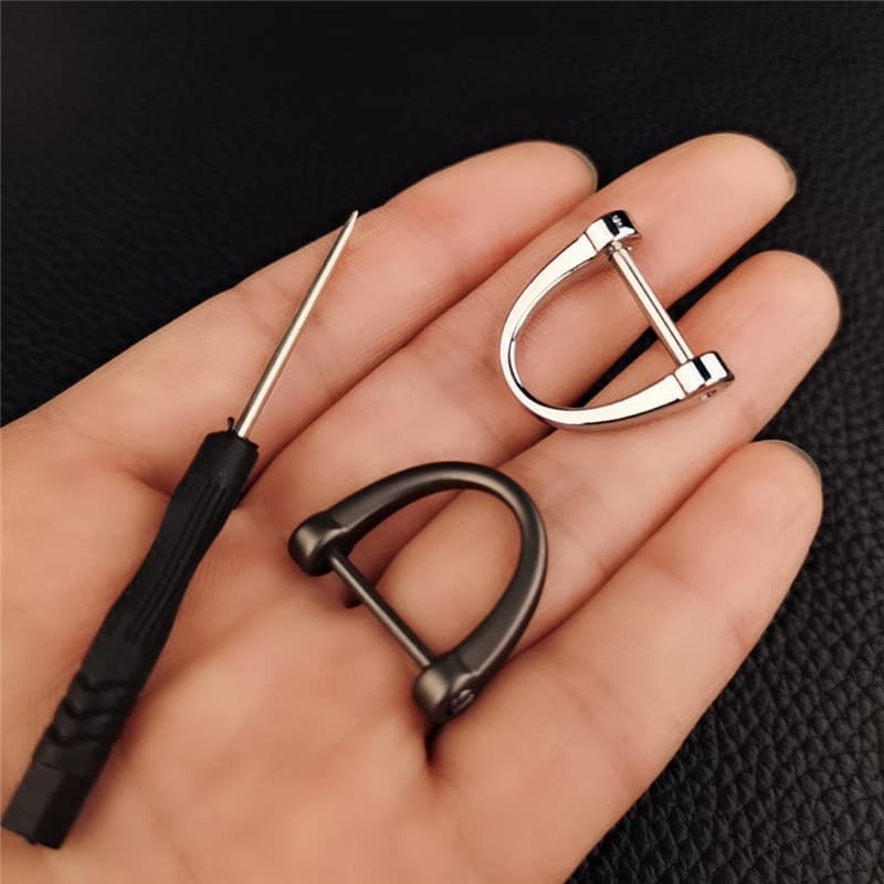 Zinc Alloy D-Ring Metal Car Keychain Hardware Accessories Manufacturer Wholesale Customization