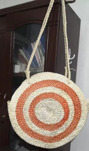 Pastoral Style Corn Husk Bag, Shoulder Bag, Handbag, Fresh Casual Vacation Bag, Bow Straw Bag
