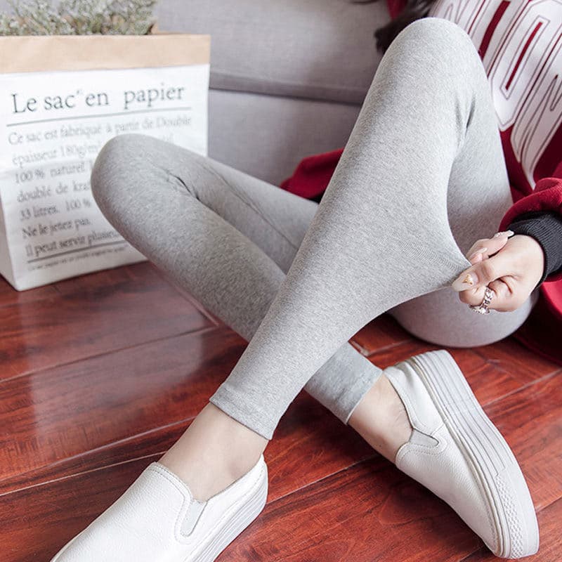 New style leggings for spring and autumn, perfect for wearing alone or layering, high-waisted, stretchy, slimming, plus size.