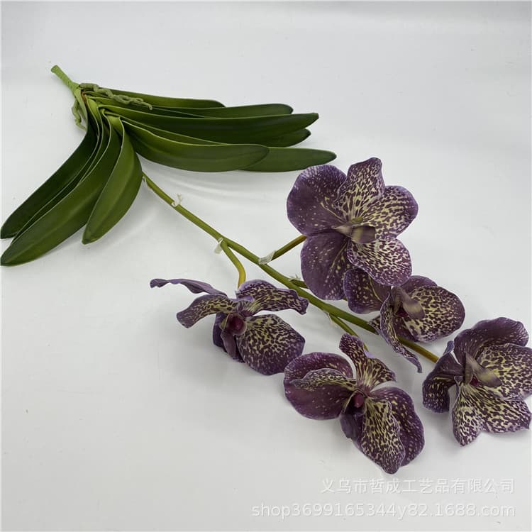 American-style high-quality simulated cymbidium bouquets, indoor home accessories, flower arrangements, silk flowers, wedding floral arrangements