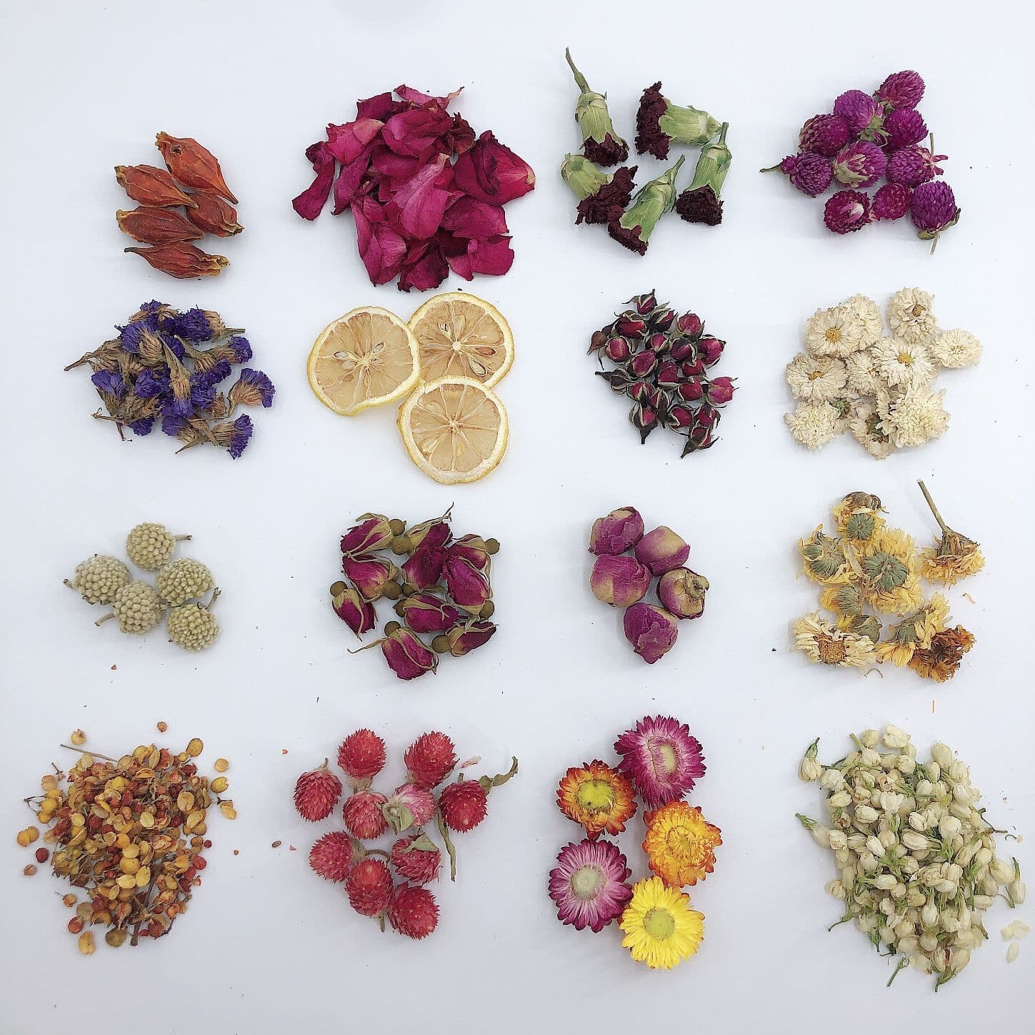 Dried Flower Candle DIY Flower Material, Aromatherapy Candle Dried Flower Raw Material, 3D Dried Flower Real Flower Material Kit