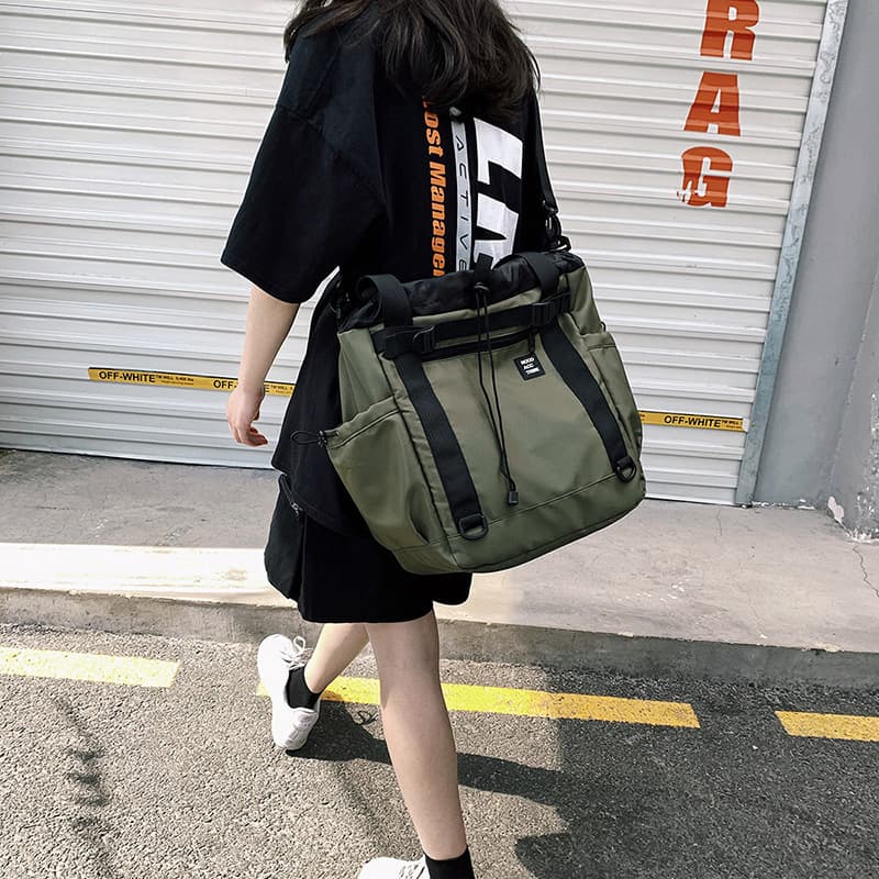 Wholesale Dark Style Crossbody Bag Men's Bag Japanese Style Crossbody Bag Women's Casual Bag Tool Bag Korean Trend Travel Bag