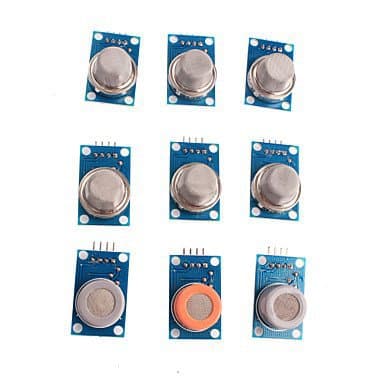 MQ Series Kit MQ-2 to MQ-135 9 Gas Sensor Modules (MQ-2/3/4/5/6/7/8/9)