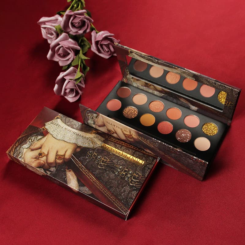 Best-selling 12-color Royal Aristocrat Eyeshadow Palette, oil painting pearl shimmer, fine texture, long-lasting, student-friendly affordable wholesale