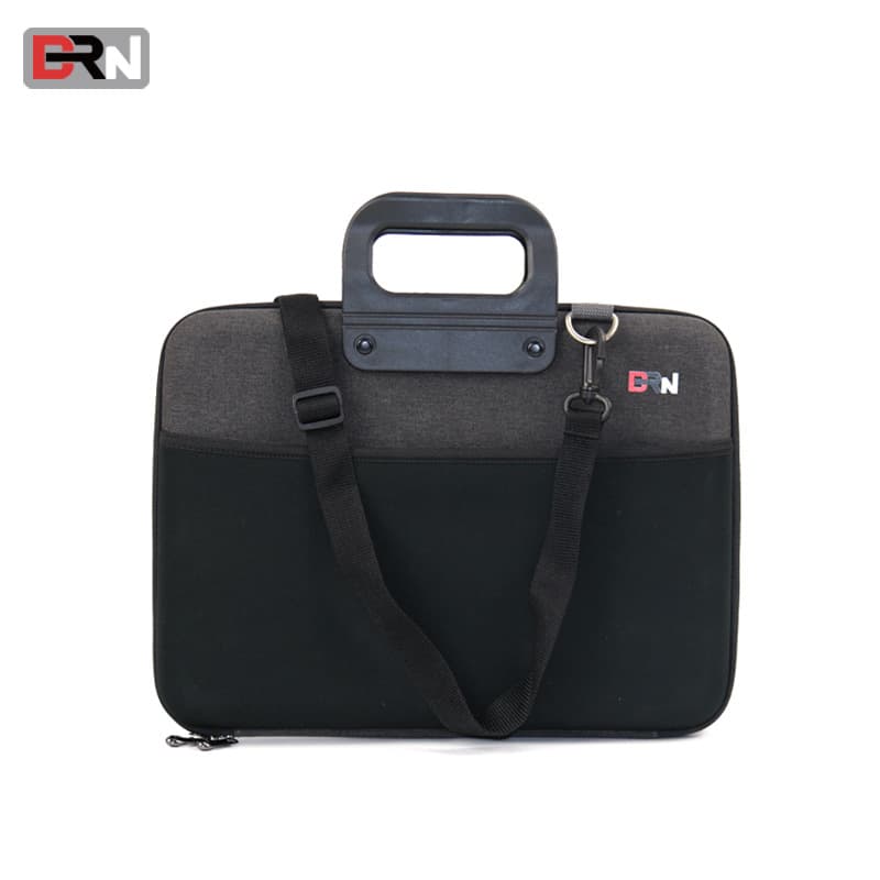 Customizable Large Capacity Travel Computer Briefcase, Waterproof Handheld Bag for Business, Simple and Stress-Relief Design