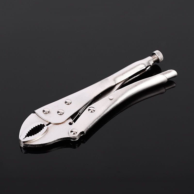 Jiewei Locking Pliers Round Nose Multi-Function Universal Locking Pliers Manual Force Fixing 5-Inch 7-Inch 10-Inch