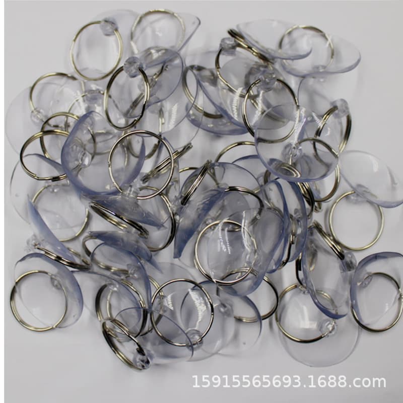 3.5cm/4.0cm/5.0cm Transparent Perforated Suction Cups for Strong Wedding Car Decor Attachment