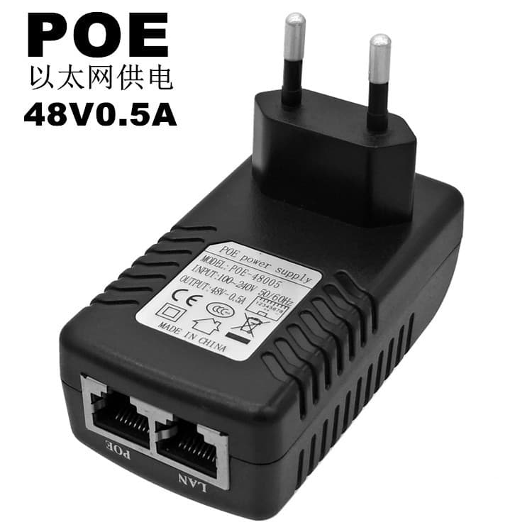 POE Power Supply 12V/15V/18V/24V/48V 0.5A for Bridge CPE Wireless AP Communication Adapter, POE Power Module