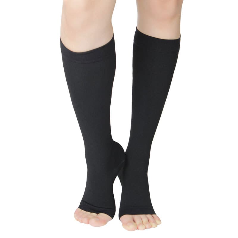 In-Stock Wholesale Large Size Venous Varicose Socks Medical Compression Stockings Therapeutic Anti-Thrombosis Grade 2 Pressure Shaping Socks