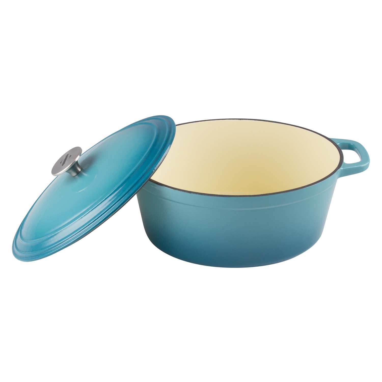 New Enamel Dutch Oven Cast Iron Enameled Oval Large Capacity Soup Pot