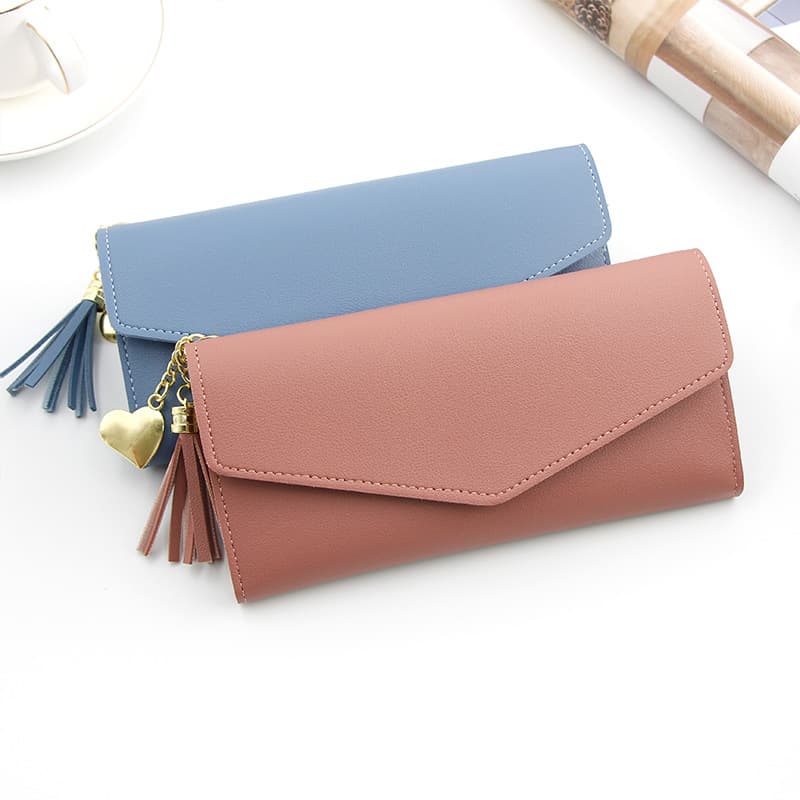 New Women's Long Wallet Student Wallet Fashion Women's Clutch Multi-function Multi-card Slot Wallet