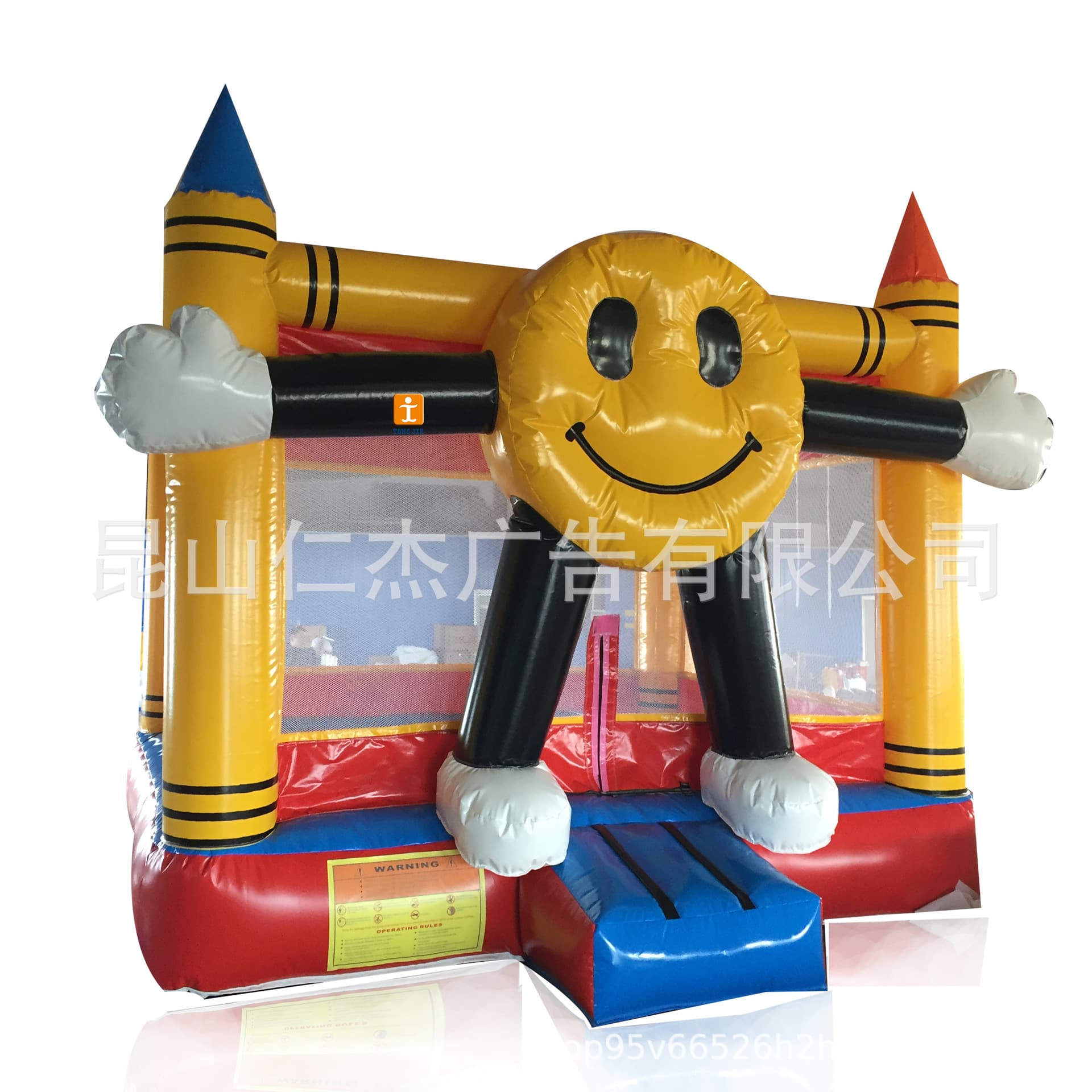 Factory direct supply of inflatable castles and slides for indoor and outdoor activities in malls and amusement parks, customizable with provided designs.
