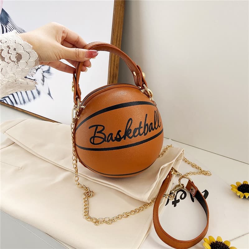 Cross-border women's bag 2020 new style fashion personalized basketball bag European and American stylish hand-held shoulder crossbody bag