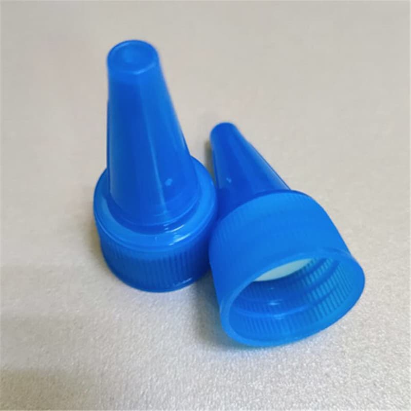 20-thread pointed tip cap in transparent and white colors, hair perm solution cap, bulk orders preferred, factory direct supply of finished plastic products