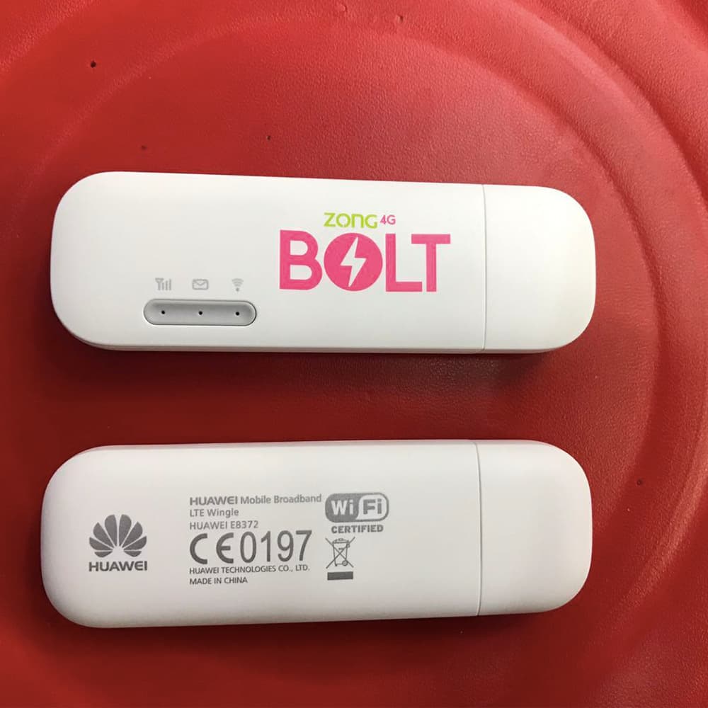 Huawei E8372H-153 Bolt 4G LTE Portable Router Wireless Mini Router Supports 2.4G & 5G Dual Band 150Mbps Speed No Firewall Support