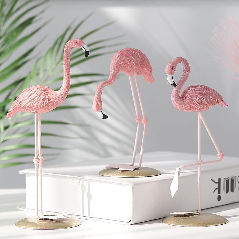 Creative Inspired Flamingo Ornaments For Home Living Room Bedroom Girls Room Decorative Display Props Resin Crafts