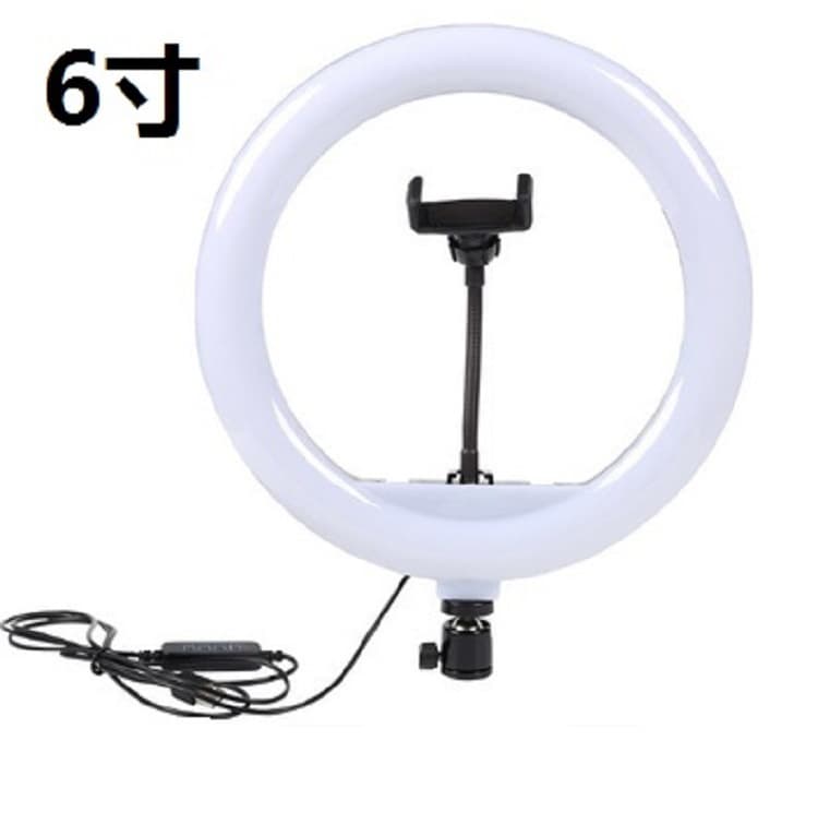 Host Stand with Ring Beauty Fill Light, Douyin Influencer Desktop Phone Holder for Photography and Live Streaming