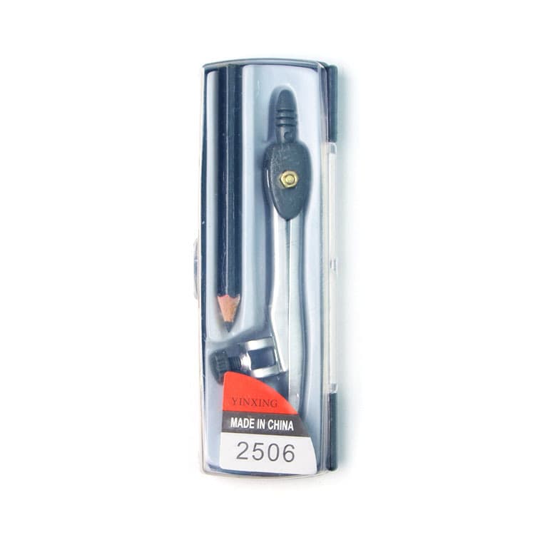 Student Compass Geometry Drawing Design Stainless Steel Office Stationery Exam Circle Drawing Tool Engineering Drafting Set