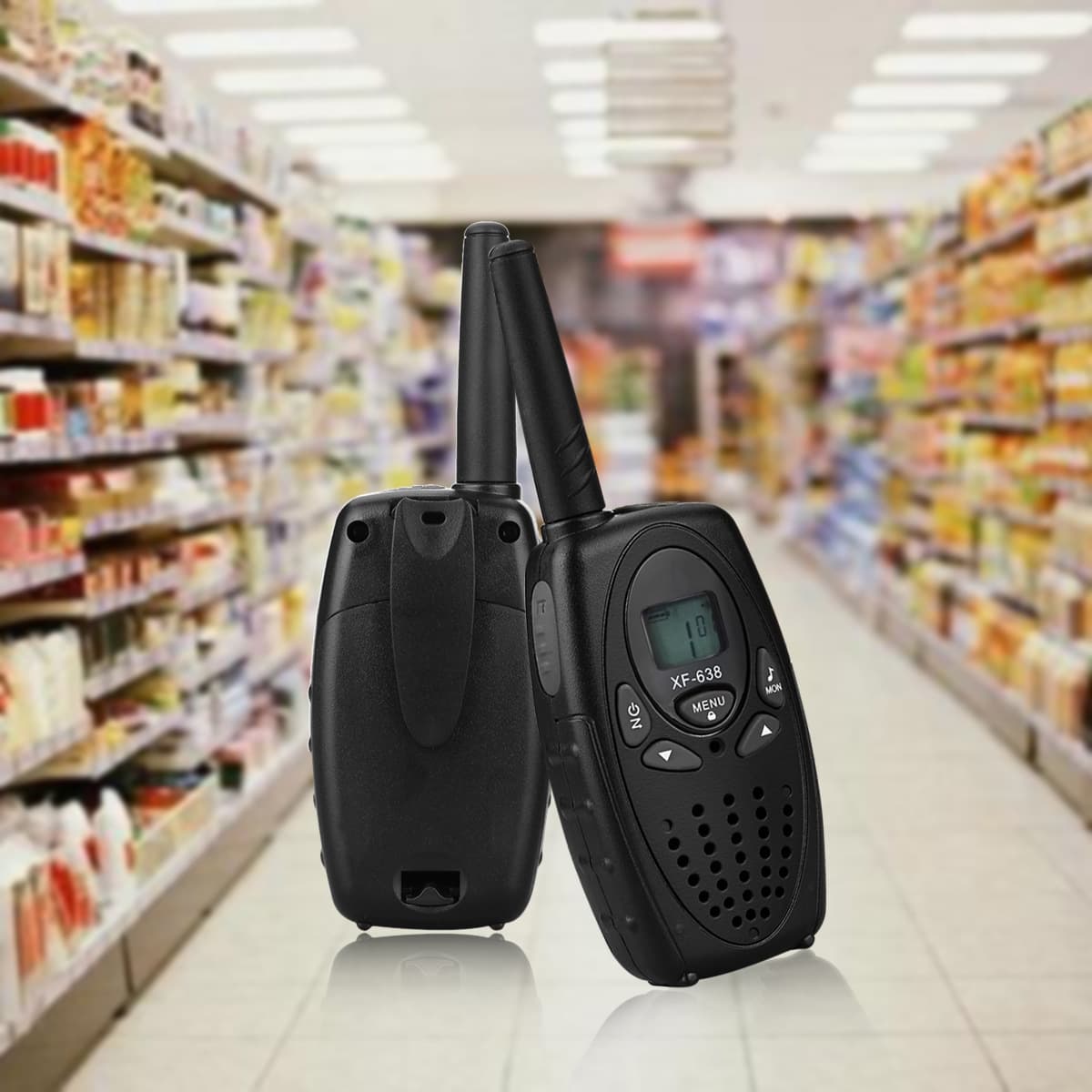 Hot-selling Mini Kids Walkie Talkie XF-638 Wireless Communication Pretend Play Toy Walkie Talkie Factory Wholesale