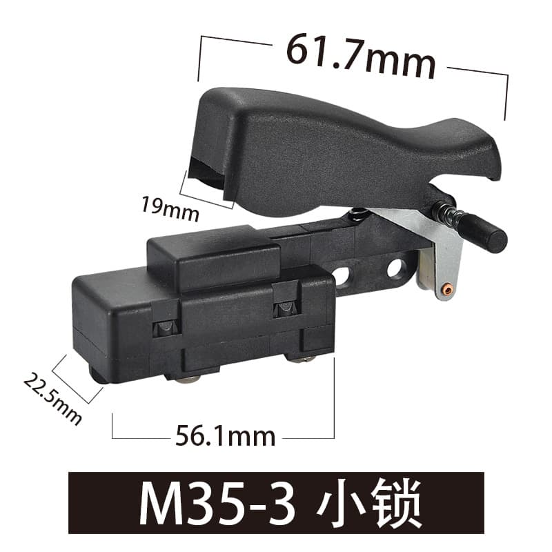 ZX power tool installation switch, DC high-power speed control hand drill trigger switch, push mechanical switch.