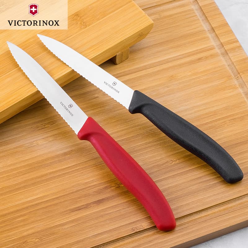 Victorinox Genuine Swiss Army Kitchen Knife Fruit Knife 6.7731 6.7733 Serrated Edge