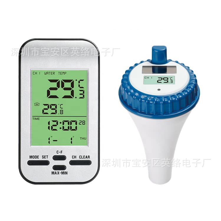 Wireless Pool Thermometer Solar Wireless Floating Swimming Pool Bathtub & Spa SPA Thermometer 224