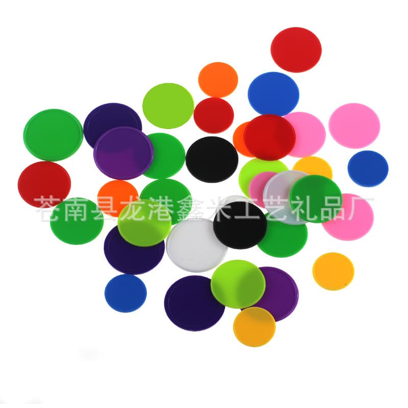 Custom Printed Plastic Coins for Points and Learning Rewards, Multiple Sizes and Colors Available