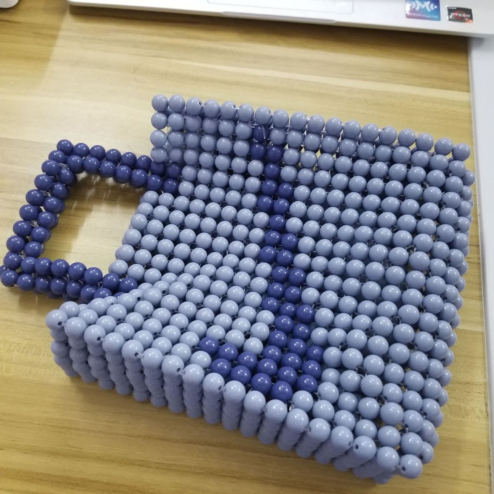 Popular acrylic hook bag Xiaohongshu Douyin celebrity bag hot-selling handmade beaded bag female material dropshipping