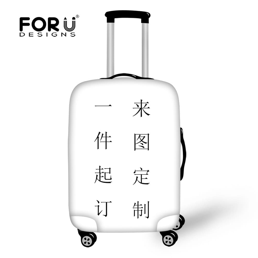 Customized school season luggage, trolley bag, luggage bag cover, tag bag cover, trendy European and American manufacturers direct supply