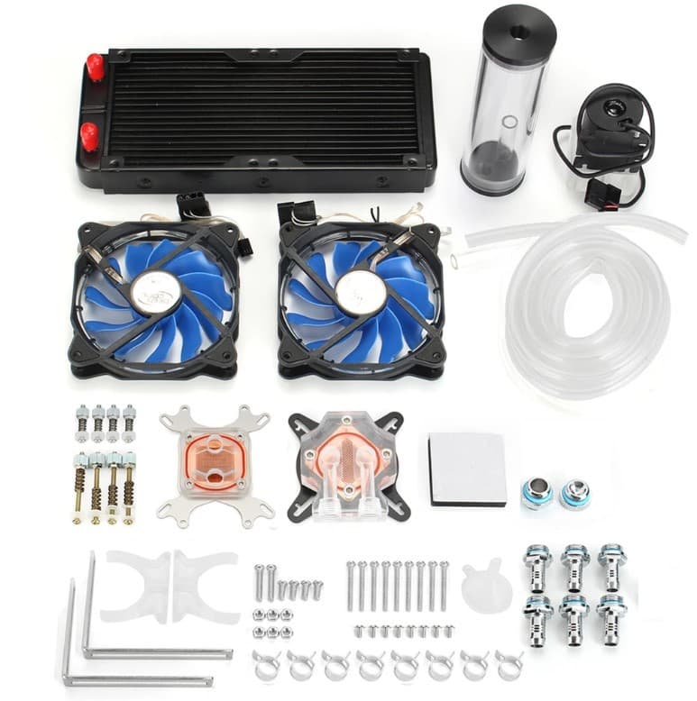 Computer Water Cooling Kit CPU GPU Water Cooling System DIY Water Cooling Kit Water Cooling Radiator