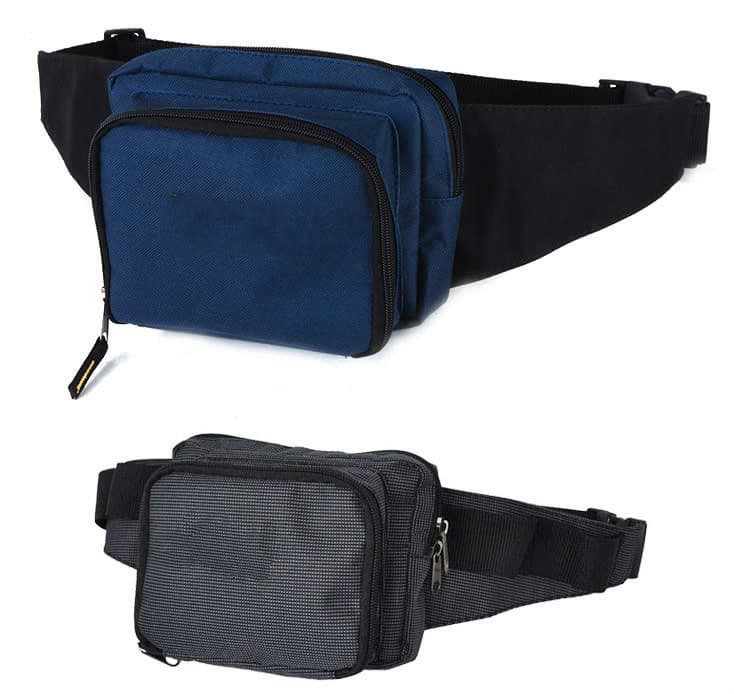 Factory Direct New Custom Professional Solid Color Multi-functional Canvas Tool Bag, Men's Durable Electrician Waist Bag