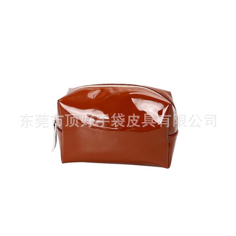 Designer Original Glossy PU Clutch Bag, Eco-friendly Waterproof PU Coin Purse, Outdoor Travel PU Cosmetic Bag