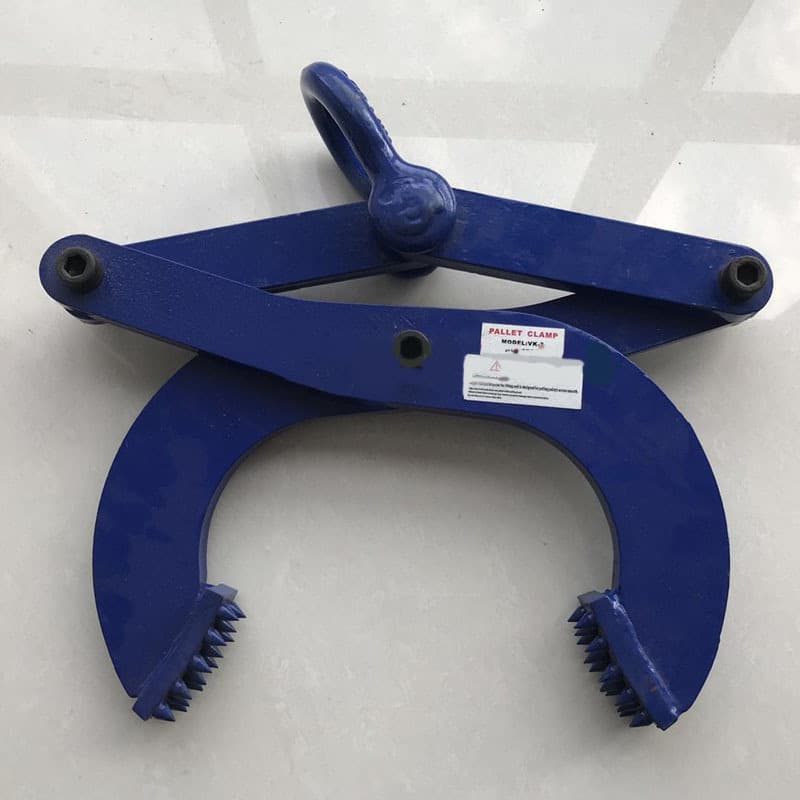 Drill Board Clamp Wood Pallet Clamp Tray Clamp 1 Ton 2T 3 Ton 5T Container Puller Wooden Box Clamp Lifting Fixture