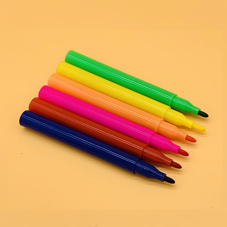 Mini Watercolor Pens for Children's Doodle DIY, Kindergarten Coloring and Painting, Factory Stock Wholesale
