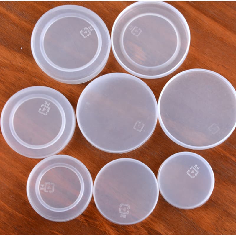 250ml PE Plastic Lid for Pudding, Plastic Lid for Baby Bottles, Plastic Lid Factory Wholesale