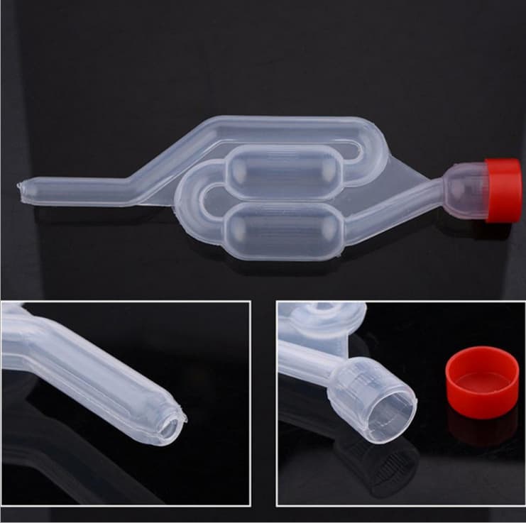 Plastic One-Way Fermentation Valve with Lid for Wine, Beer Brewing Exhaust Valve