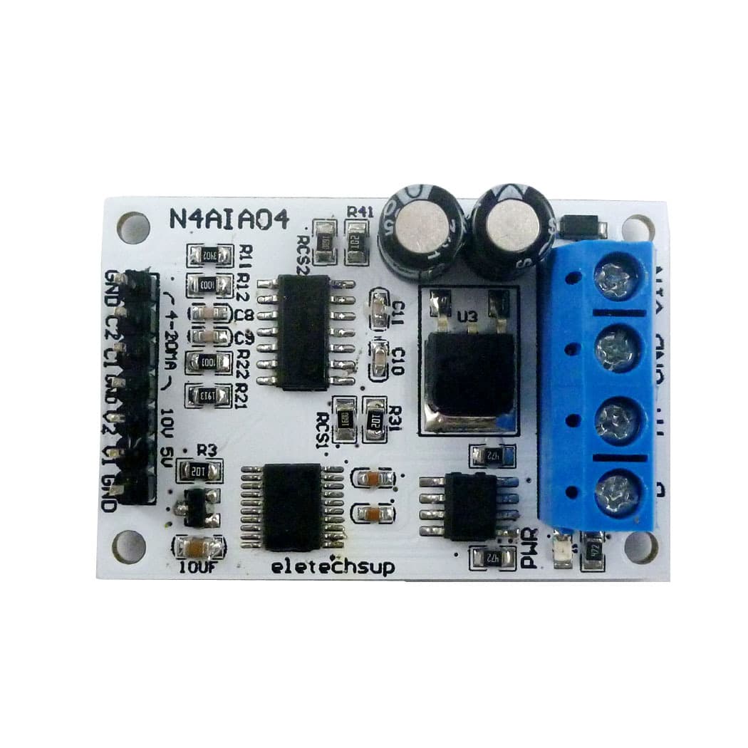4-20MA RS485 Voltage and Current Analog Input/Output ADC Modbus RTU 03 06 Function Code