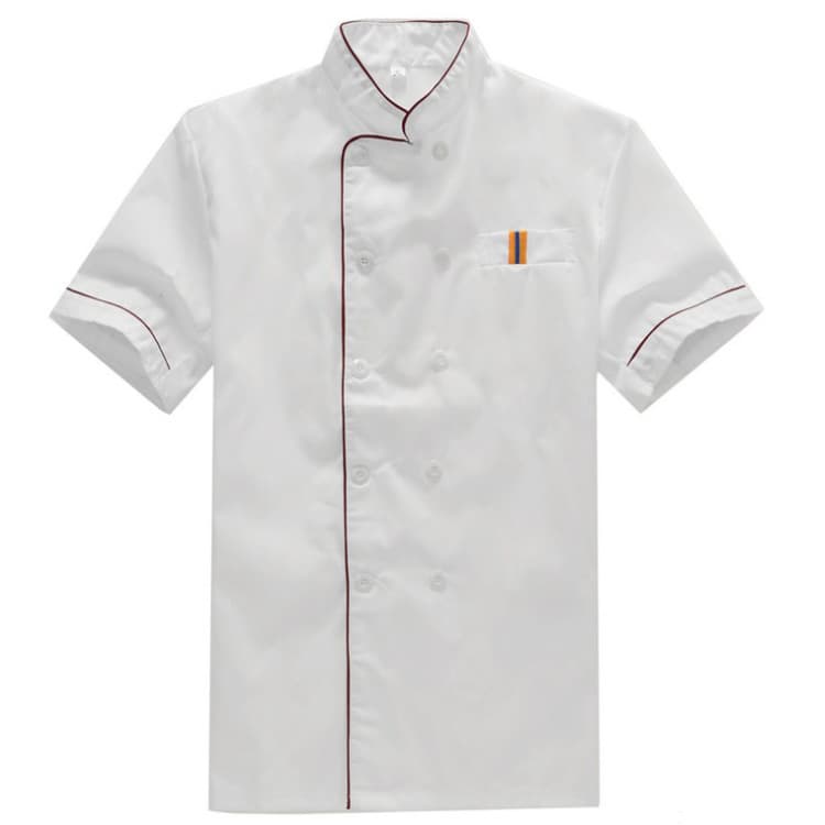 Breathable Chef Uniform Short Sleeve Long Sleeve Hotel Kitchen Workwear Cotton Moisture Wicking All Seasons Available in Stock