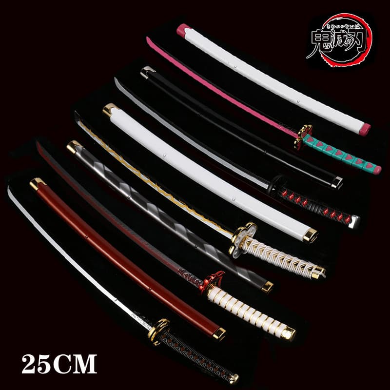 Ghost Blade Knife Charcoal Zhilang Wheel Knife My Wife Shan Yi Yi Zhi Help Butterfly Endure Fugang Yiyong Model 25CM