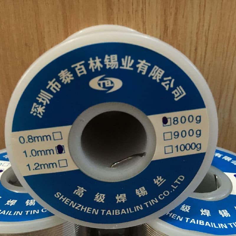 Professional 20% 0.8mm Leaded Solder Wire, Stainless Steel with 0.3% Silver, Bright Solder Joints