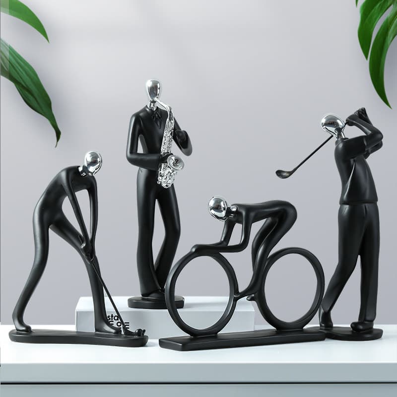 Ornaments, home decorations, modern creative gifts, living room office TV cabinets, wine cabinets, exquisite resin shapes